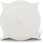 Bubble milk bowl Puppy Feeder Puppy Milk Feeder Puppy Nursing Station Puppy feeders for Multiple Puppies esbilac Puppy Milk replacer Doggie Bubble Puppy Feeder Dongdong pet (S Size (150ml), White)