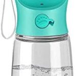 Kalimdor Dog Water Bottle, Leak Proof Portable Puppy Water Dispenser with Drinking Feeder for Pets Outdoor Walking, Hiking, Travel, Food Grade Plastic (19oz Blue)