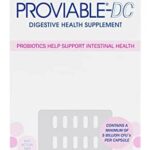 Nutramax Proviable Digestive Health Supplement Multi-Strain Probiotics and Prebiotics for Cats and Dogs - with 7 Strains of Bacteria, 80 Capsules