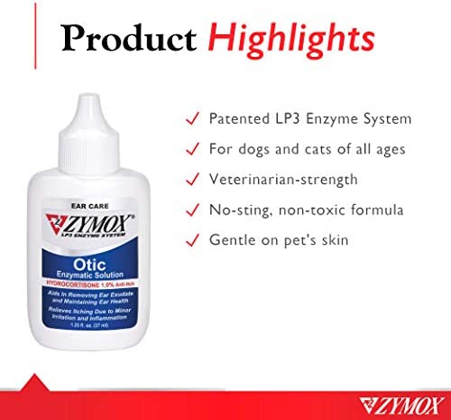 Zymox Otic Ear Solution with 1% Hydrocortisone - Image 3
