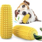 Dog Chew Toys for Aggressive Chewers, Indestructible Tough Durable Squeaky Interactive Dog Toys, Puppy Teeth Chew Corn Stick Toy for Small Meduium Large Breed