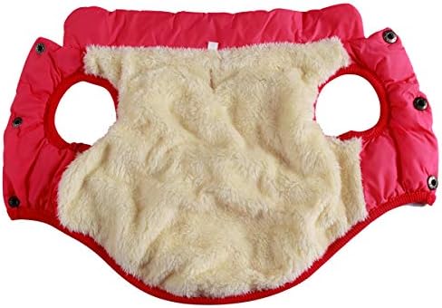 JoyDaog 2 Layers Fleece Lined Warm Dog Jacket for Winter Cold Weather,Soft Windproof Large Dog Coat,Pink XXXL - Image 3