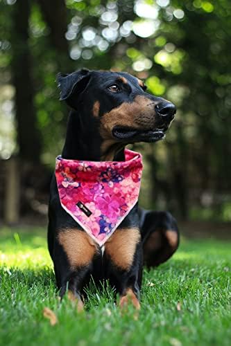 DOGWONG Dog Bandana Cotton Washable Soft Dog Bibs Scarf, Adjustable Kerchief Square Dog Bandanas for Small Large Dogs - Image 5