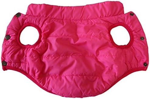 JoyDaog 2 Layers Fleece Lined Warm Dog Jacket for Winter Cold Weather,Soft Windproof Large Dog Coat,Pink XXXL - Image 6
