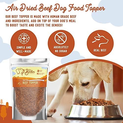 Beg & Barker Beef Dog Food Topper (5 oz, Pack of 1) - Premium Meal Mixers for Dogs - Healthy Dog Food Topper - All Natural, Dog Food Seasoning - High Protein Beef Dog Food Toppers - Image 4