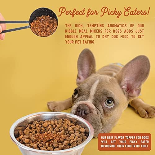 Beg & Barker Beef Dog Food Topper (5 oz, Pack of 1) - Premium Meal Mixers for Dogs - Healthy Dog Food Topper - All Natural, Dog Food Seasoning - High Protein Beef Dog Food Toppers - Image 3