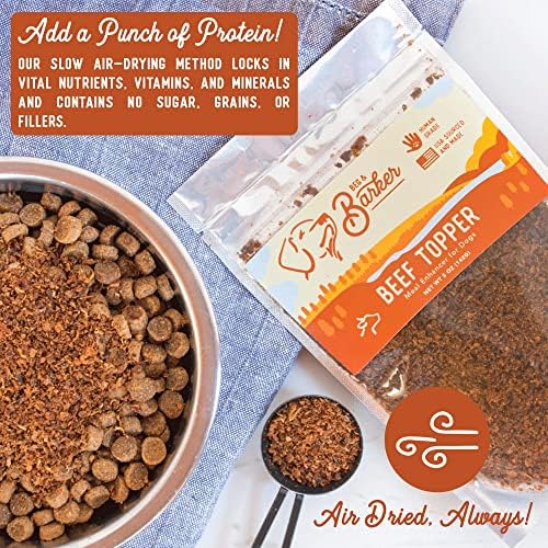 Beg & Barker Beef Dog Food Topper (5 oz, Pack of 1) - Premium Meal Mixers for Dogs - Healthy Dog Food Topper - All Natural, Dog Food Seasoning - High Protein Beef Dog Food Toppers - Image 5