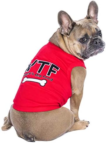 Parisian Pet Funny Cute Dog Cat Pet Shirts Caution Can't Control My Licker, I Work Out, Little Monster, WTF, BFF, Bling $, Got Treats, Babe Magnet, Little Miss Attitude (Where's The Food, L) - Image 3
