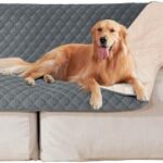 Roilpet Waterproof Dog Bed Cover Blanket Non Slip Couch Cover for Pets Small Dog Cat Kids Children Sofa Furniture Protector(54"×82", Dark Grey)