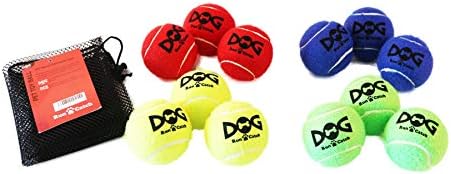 insum Tennis Ball for Dog Pack of 12 Colorful Easy Catching Pet Dog Ball (2.5'',12Pack) - Image 2