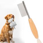 Portable Pet Comb, Applicable to the Face of Dogs and Cats, for Removing Tears and Deep Cleaning of Small Pet Hair, Applicable to Difficult to Clean Parts and Other Small Pets