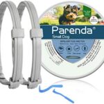 Flea and Tick Collar for Small Dogs, 8 Month Protection,Natural and Safe Flea and Tick Prevention for Dogs Under 18 LBS, Include Tick Removal Tools,2 Pack