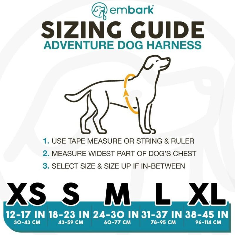 Embark Adventure Dog Harness, No Pull Dog Harness with 2 Leash Clips, Dog Harness for Large Dogs No Pull. Front & Back with Control Handle, Adjustable Blue Dog Vest, Soft & Padded for Comfort - Image 4