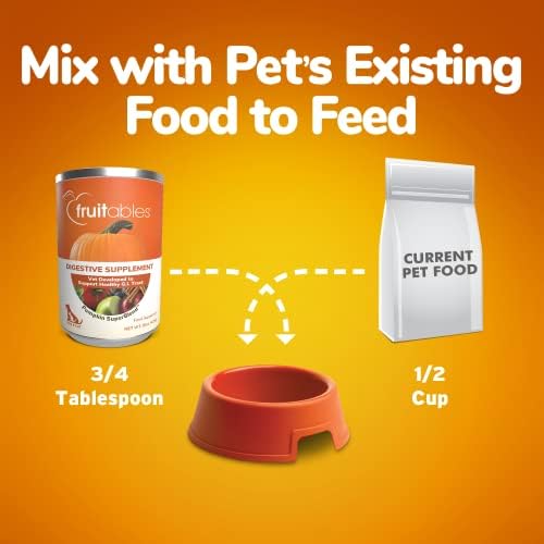 Fruitables Pumpkin Digestive Supplement – Made with Pumpkin for Dogs – Healthy Fiber Supplement for Pet Nutrition – 15 ounces - Image 6