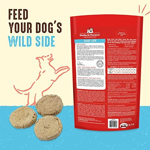Stella & Chewy's Freeze Dried Raw Dinner Patties – Grain Free Dog Food, Protein Rich Dandy Lamb Recipe – 25 oz Bag - Image 3