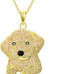Dog Necklaces 24 Breeds of Dogs Necklaces S925 Sterling Silver Dog Pendant Corgi/Husky/Labrador/Shepherd Dog Necklaces for Women Girls gifts