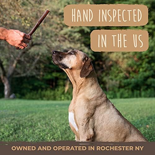 Mighty Paw Naturals Large Bully Sticks for Dogs, Protein Rich Dog Chews from Grass-Fed Beef | Thick Bully Sticks for Dental Health | Large and Small Dogs | Aggressive Chewers | 6 or 12 Inch Variety - Image 9