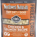Northwest Naturals Freeze-Dried Chicken & Salmon Dog Food - Bite-Sized Nuggets - Healthy, Limited Ingredients, Human Grade Pet Food, All Natural - 12 Oz