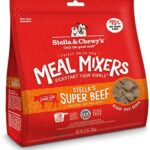 Stella & Chewy's Freeze Dried Raw Super Beef Meal Mixer – Dog Food Topper for Small & Large Breeds – Grain Free, Protein Rich Recipe – 8 oz Bag